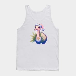 Cute Ostrich Drawing Tank Top